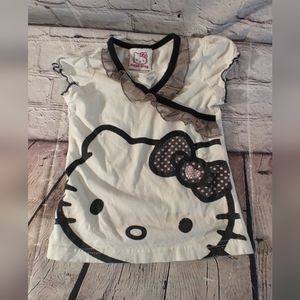 Sanrio Vintage Hello Kitty Ruffled 2T Shirt